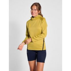 Damska bluza z kapturem Hummel Cima XK. Brązowe bluzy Hummel, l, bez wzorów, z dresówki, z kapturem. Za 224.60 zł.