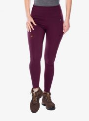 Legginsy damskie Fjallraven Abisko Tights. Fioletowe legginsy Fjällräven, s, bez wzorów, z materiału. Za 423.49 zł.