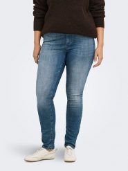 ONLY Carmakoma Dżinsy - Skinny fit - w kolorze niebieskim rozmiar: 48/L30. Niebieskie jeansy Only Carmakoma, l, bez wzorów. Za 199.95 zł.
