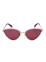 Polaroid Damskie okulary przeciwsłoneczne w kolorze fioletowym rozmiar: 56. Różowe okulary przeciwsłoneczne Polaroid, bez wzorów, z tworzywa sztucznego. Za 122.67 zł.