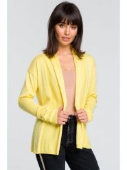 Be Wear Kardigan w kolorze żółtym rozmiar: onesize. Żółte kardigany Be Wear, bez wzorów, ze splotem. Za 109.95 zł.