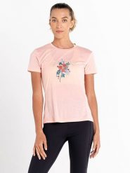 Dare 2b Koszulka "Sense of Calm" w kolorze jasnoróżowym rozmiar: 44. Różowe bluzki Dare 2b, bez wzorów, bez kołnierzyka, bez ramiączek. Za 47.94 zł.