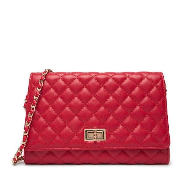 Torebka Badura. Czerwone kopertówki Badura, bez wzorów, bez dodatków. Za 129.99 zł.