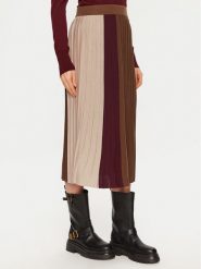 Weekend Max Mara Spódnica plisowana Virgin 2425306022 Beżowy Regular Fit. Brązowe spódnice Weekend Max Mara, xs, bez wzorów, z syntetyku, plisowane. Za 559.99 zł.