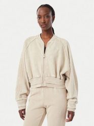 Adidas Bluza Sst Double Layered Cropped Track Top KT2228 Beżowy Regular Fit. Brązowe bluzy Adidas, m, bez wzorów, z bawełny, bez kaptura. Za 368.99 zł.