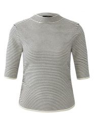 Oui Sweter w kolorze biało-czarnym rozmiar: 38. Białe swetry Oui, bez wzorów, bez ramiączek. Za 260.99 zł.