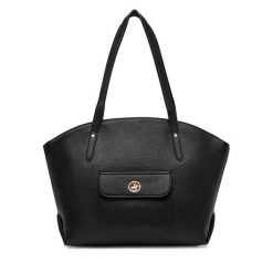 Torebka Beverly Hills Polo Club. Czarne shopper Beverly Hills Polo Club, bez wzorów, bez dodatków. Za 219.99 zł.