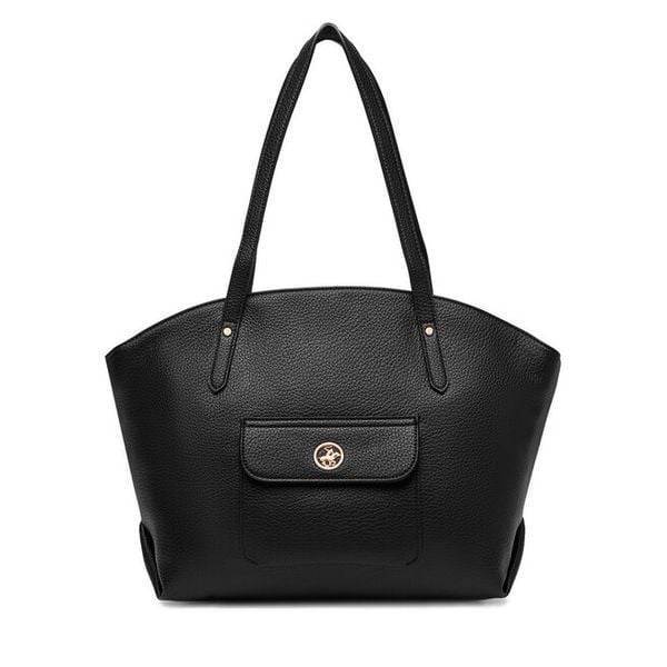 Torebka Beverly Hills Polo Club. Czarne shopper Beverly Hills Polo Club, bez wzorów, bez dodatków. Za 219.99 zł.