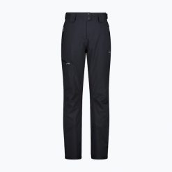 Spodnie narciarskie damskie CMP 34W3946. Niebieskie spodnie narciarskie CMP, bez wzorów, narciarskie. Za 419.99 zł.