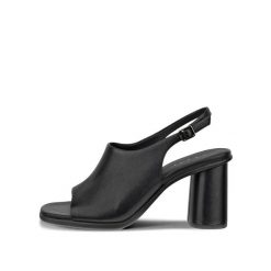 Sculpturalne sandały na obcasie damskie Ecco Sculpted Alba 65. Czarne sandały ecco, bez wzorów, eleganckie, bez obcasa, na obcasie, bez zapięcia. Za 674.55 zł.