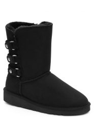 ISLAND BOOT Kozaki zimowe "Betina" w kolorze czarnym rozmiar: 37. Czarne kozaki Island Boot, na zimę, z materiału, bez obcasa, bez zapięcia. Za 140.53 zł.