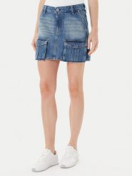 Karl Lagerfeld Jeans Spódnica jeansowa A3W12008 Niebieski Regular Fit. Niebieskie spódnice Karl Lagerfeld Jeans, xl, bez wzorów, z bawełny. Za 619.99 zł.