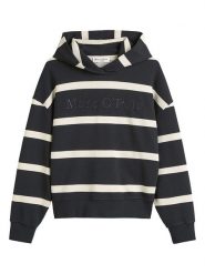 Marc O´Polo Bluza w kolorze granatowo-kremowym rozmiar: XXL. Brązowe bluzy xxl, bez wzorów, z bawełny, z kapturem. Za 277.36 zł.