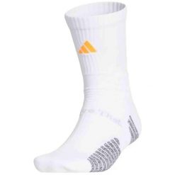 Skarpetki adidas AE. Białe skarpety Adidas, bez wzorów, z materiału. Za 112.50 zł.