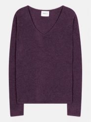 Perfect Cashmere Kaszmirowy sweter "Shannon" w kolorze fioletowym rozmiar: S. Różowe swetry Perfect Cashmere, s, bez wzorów, z kaszmiru, bez ramiączek. Za 311.12 zł.