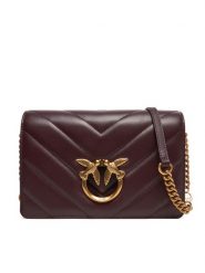 PINKO Torebka Love Click Classic PE 25 PLTT 100063 A136 Fioletowy. Fioletowe listonoszki Pinko, bez wzorów, ze skóry, bez dodatków. Za 1,119.00 zł.