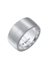 Elli Damska obrączka szeroka matowa szczotkowana w srebrze 925 Sterling Silver Pierścionki 1 ct Damski. Szare pierścionki Elli, srebrne. Za 343.39 zł.