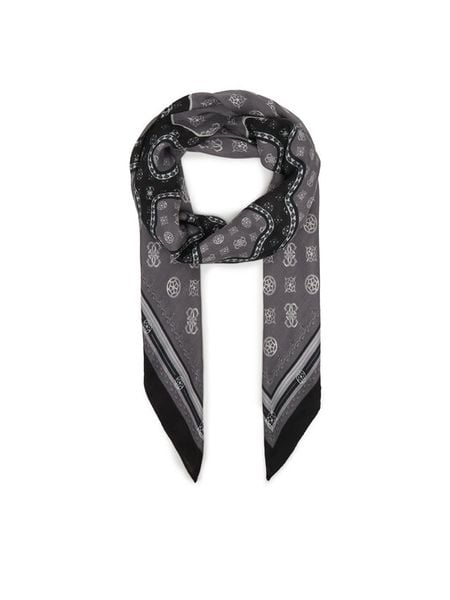 Guess Chusta AW5496 VIS03 Czarny. Czarne rękawiczki Guess, z aplikacjami, z wiskozy. Za 239.99 zł.