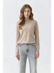TATUUM Wełniany sweter "Indi" w kolorze beżowym rozmiar: XXL. Brązowe swetry Tatuum, xxl, bez wzorów, z wełny, bez ramiączek. Za 152.95 zł.