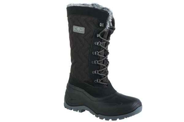 Buty zimowe damskie, CMP Nietos. Czarne trekkingi CMP, z materiału, outdoorowe. Za 329.99 zł.