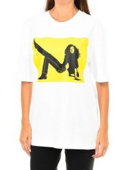 CALVIN KLEIN UNDERWEAR Koszulka w kolorze białym rozmiar: M. Białe bluzki Calvin Klein Underwear, m, bez wzorów, z bawełny, bez kołnierzyka, bez ramiączek. Za 86.37 zł.