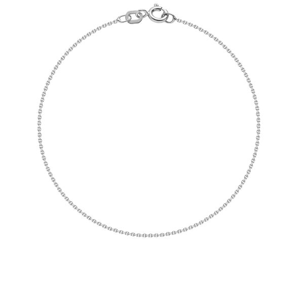 Bransoletka łańcuszkowa nitka 17 cm srebrna. Szare bransoletki Lilou, srebrne. Za 89.00 zł.