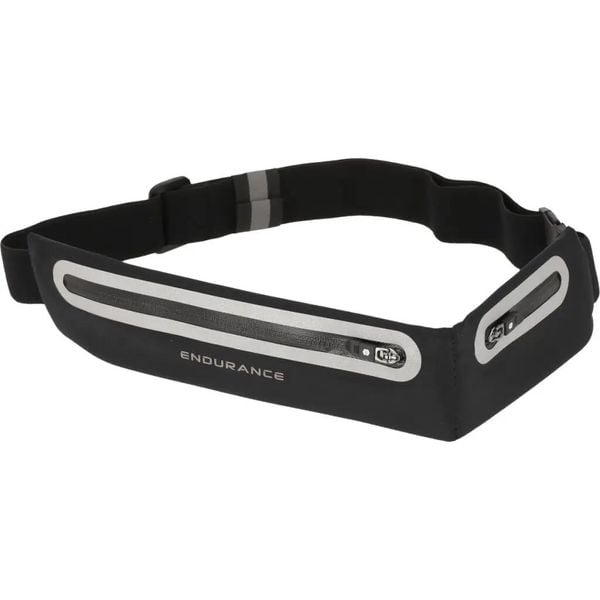 Ultra cienka torba na biodra Endurance Goron. Czarne torby na ramię ENDURANCE, bez wzorów, z lycry, małe, bez dodatków. Za 104.00 zł.