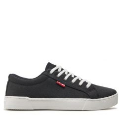 Tenisówki Levi's®. Czarne trampki bez wzorów, bez zapięcia. Za 199.99 zł.