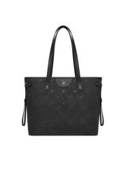 Beverly Hills Polo Club Torebka BHPC-L-005-07 Czarny. Czarne shopper Beverly Hills Polo Club, bez wzorów, ze skóry, bez dodatków. Za 229.99 zł.