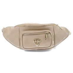 Złota Elegancka Damska Nerka Armodo. Brązowe torebki klasyczne Armodo, z aplikacjami, ze skóry ekologicznej, przez ramię, bez dodatków. Za 409.00 zł.