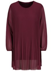 Sublevel Sukienka w kolorze bordowym rozmiar: M/L. Czerwone sukienki Sublevel, l, bez wzorów, bez kołnierzyka, bez ramiączek, midi. Za 105.95 zł.