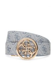 Guess Pasek Damski BW9166 P4235 Niebieski. Niebieskie paski Guess, z aplikacjami, ze skóry. Za 159.99 zł.