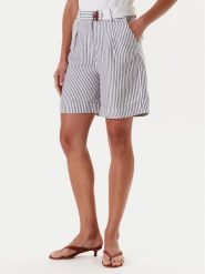 Tatuum Bermudy Kosoko 1 T2510.161 Granatowy Relaxed Fit. Niebieskie szorty Tatuum, bez wzorów, z materiału. Za 279.99 zł.