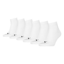 Puma Skarpety Quarter Plain 3-Pack 93858909. Białe skarpety Puma, bez wzorów. Za 49.99 zł.