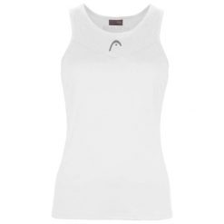 Damski tank top Head Easy Court. Białe topy Head, bez wzorów, z materiału, bez kołnierzyka, bez ramiączek. Za 199.00 zł.