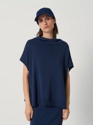 Someday Bluzka "Toka" w kolorze granatowym rozmiar: S. Niebieskie bluzki someday., s, bez wzorów, bez kołnierzyka, bez ramiączek. Za 148.96 zł.