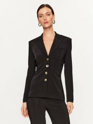 Pinko Marynarka Edvige 100259 A04I Czarny Regular Fit. Czarne marynarki i żakiety Pinko, bez wzorów, z wiskozy. Za 719.99 zł.
