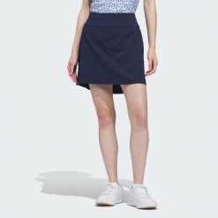 Skort Ultimate365 Solid Knit. Niebieskie spódnice Adidas, bez wzorów. Za 329.00 zł.