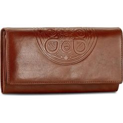 Duży Portfel Damski WITTCHEN - 04-1-052-5 Brown. Brązowe portfele Wittchen, bez wzorów, ze skóry. W wyprzedaży za 219.00 zł.