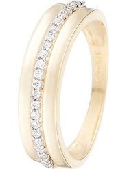 OR ÉCLAT Złoty pierścionek "Lovers" z cyrkoniami rozmiar: 58. Żółte pierścionki OR ÉCLAT, z cyrkonią, złote. Za 957.29 zł.