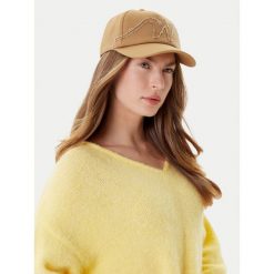 Czapka z daszkiem Weekend Max Mara. Brązowe czapki Weekend Max Mara, bez wzorów. Za 469.99 zł.
