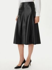 BOSS Spódnica z imitacji skóry Vicena1 50556926 Czarny Regular Fit. Czarne spódnice Boss, bez wzorów, ze skóry. Za 1,249.00 zł.