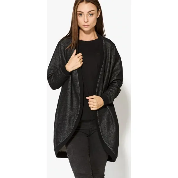 Confront Bluza Dhalia , czarny, rozmiar S. Czarne bluzy Confront, s, bez wzorów, z bawełny, bez kaptura. W wyprzedaży za 63.99 zł.
