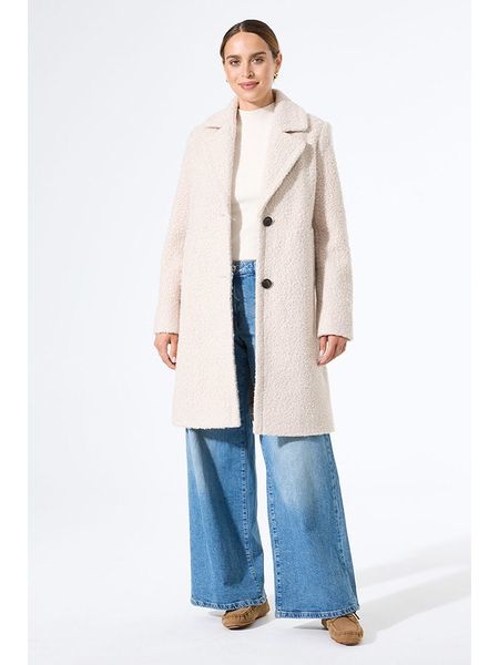 Garcia Płaszcz przejściowy w kolorze kremowym rozmiar: XL. Brązowe płaszcze Garcia, xl, bez wzorów, bez kaptura. Za 282.13 zł.