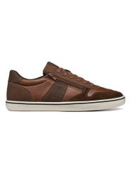 Geox Sneakersy "Elver" w kolorze jasnobrązowym rozmiar: 39. Brązowe trampki Geox, bez wzorów, z materiału, bez zapięcia. Za 279.95 zł.