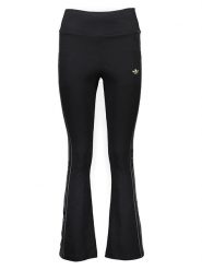 Adidas Legginsy "Flared" w kolorze czarnym rozmiar: 34. Czarne legginsy Adidas, bez wzorów, z bawełny. Za 88.02 zł.