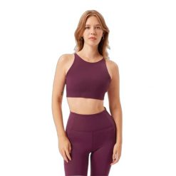 Biustonosz dla kobiet Girlfriend Collective Topanga. Czerwone bielizna sportowa GIRLFRIEND COLLECTIVE, bez wzorów. Za 253.50 zł.