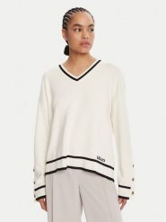Liu Jo Sport Sweter TF5229 MS59L Écru Regular Fit. Swetry Liu Jo Sport, l, bez wzorów, z syntetyku, bez ramiączek. Za 719.99 zł.