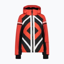 Kurtka narciarska damska CMP. Brązowe kurtki narciarskie CMP, xs, bez wzorów, bez kaptura, narciarskie. Za 689.99 zł.