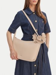 GINO ROSSI Torebka C-LDA8483 Beżowy. Brązowe torebki klasyczne Gino Rossi, bez wzorów, z materiału, bez dodatków. Za 229.99 zł.